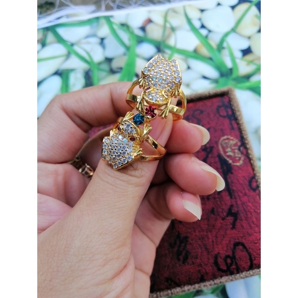 Nhẫn thần tài siêu hút tài lộc. Cụ thần cóc