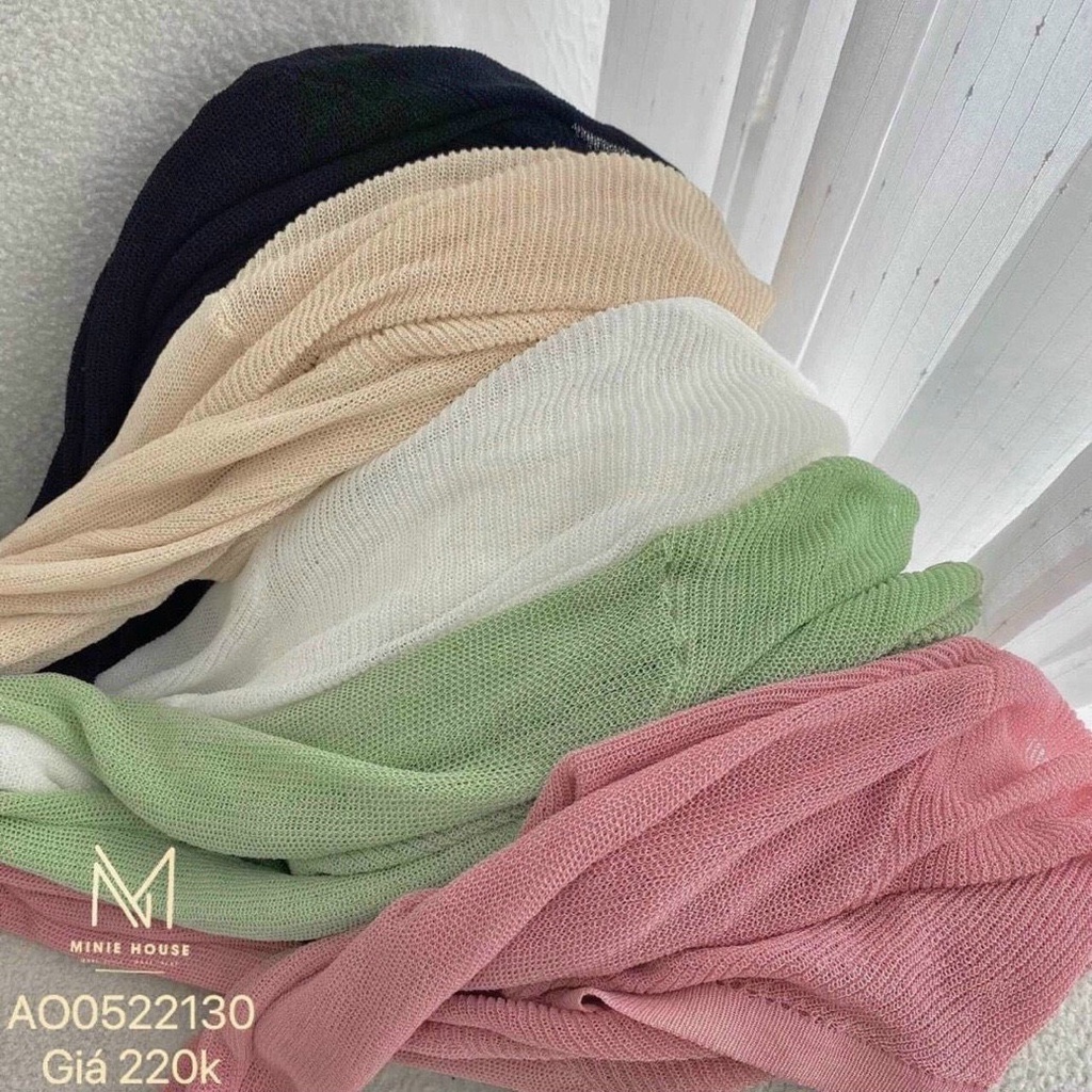 Áo Khoác Len Choàng Candigan mỏng Croptop Tay Dài | Smide Clothing