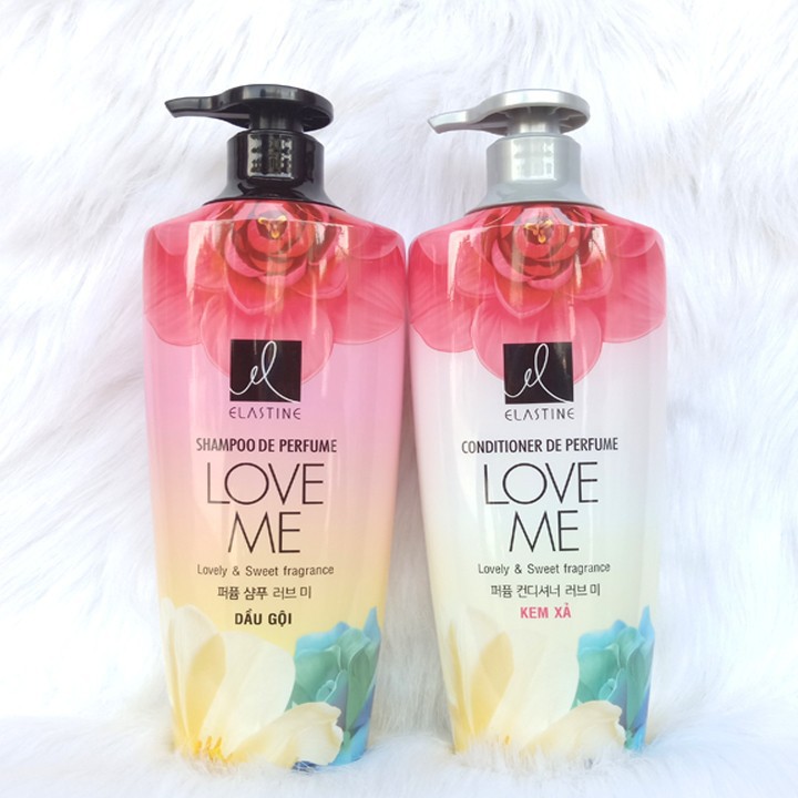 Dầu Gội Hoặc Dầu Xả Elastine Love Me 600ml