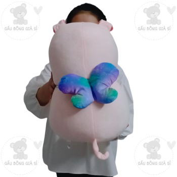 GẤU BÔNG HEO 50CM MÁ HỒNG ĐÁNG YÊU HÀNG CAO CẤP LÔNG MỊN MINISO