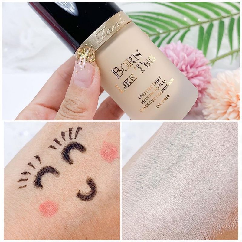 Kem nền Too Faced Born Like This - màu Pearl 10 Da sáng