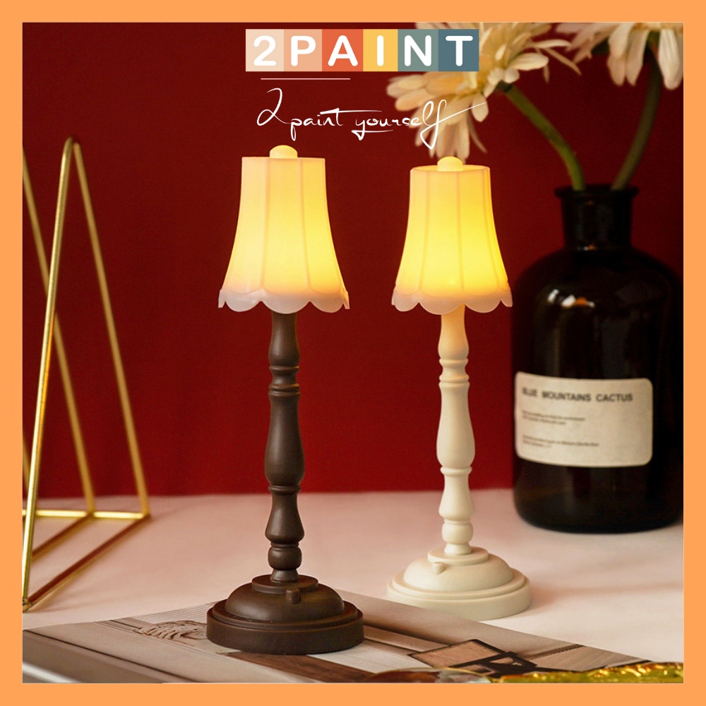 Đèn led trang trí phòng ngủ, đèn ngủ để bàn mini decor Bắc Âu (Kèm pin) 2PAINT