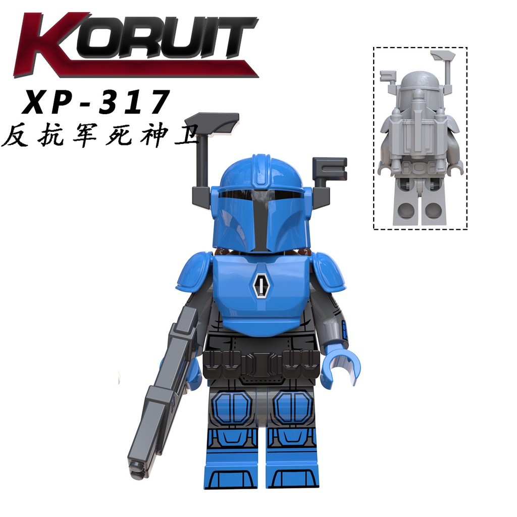 Minifigures Các Mẫu Nhân Vật Mandalorian Trong Star War Phần Mới Ra Trang Bị Áo Giáp Đầy Đủ KT1041