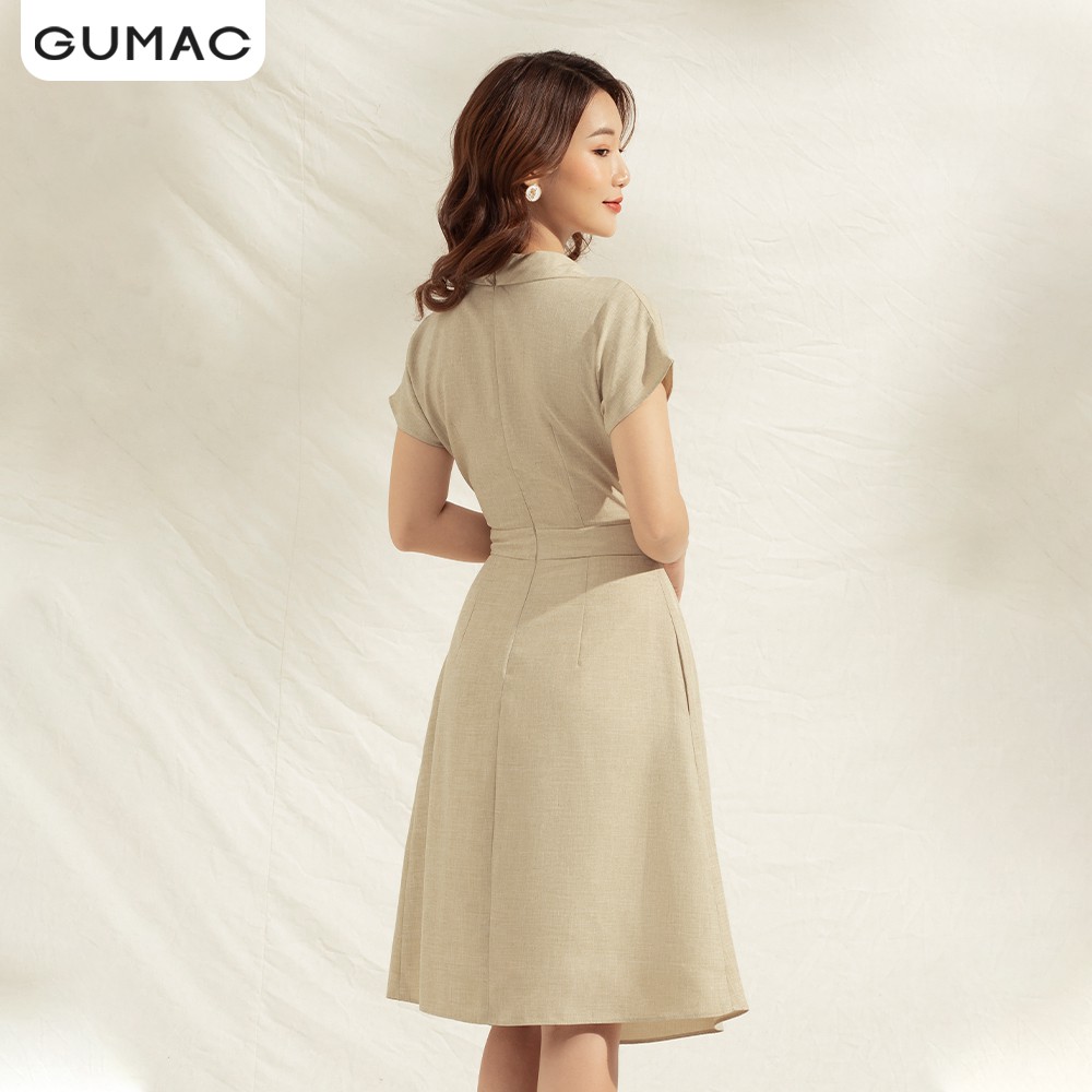 Đầm cổ lật ly mở DA1102 GUMAC | BigBuy360 - bigbuy360.vn