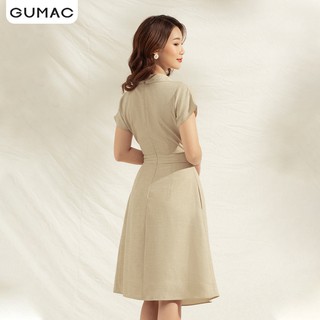 Đầm cổ lật ly mở DA1102 GUMAC