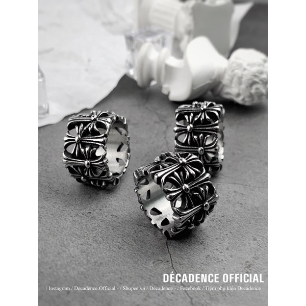 Nhẫn Chrome Hearts Thánh Giá V02