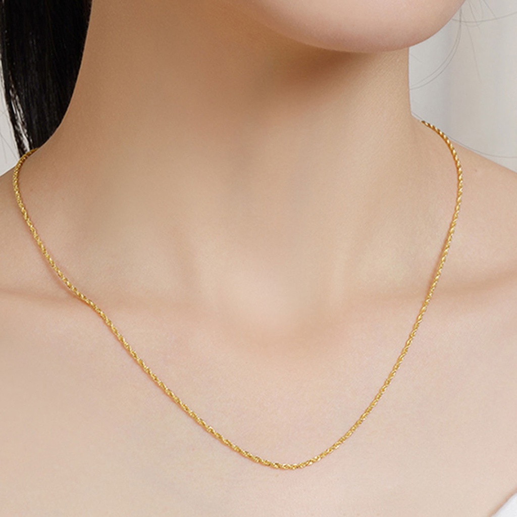 Vòng cổ Màu Vàng Kim 60cm Dễ Phối Đồ Thời Trang Cho Nam Và Nữ