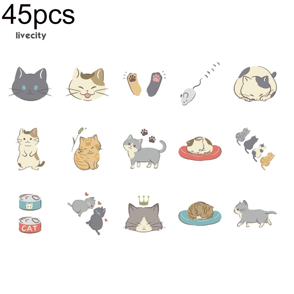 Bộ 45 Miếng Dán Trang Trí Hình Móng Vuốt | BigBuy360 - bigbuy360.vn