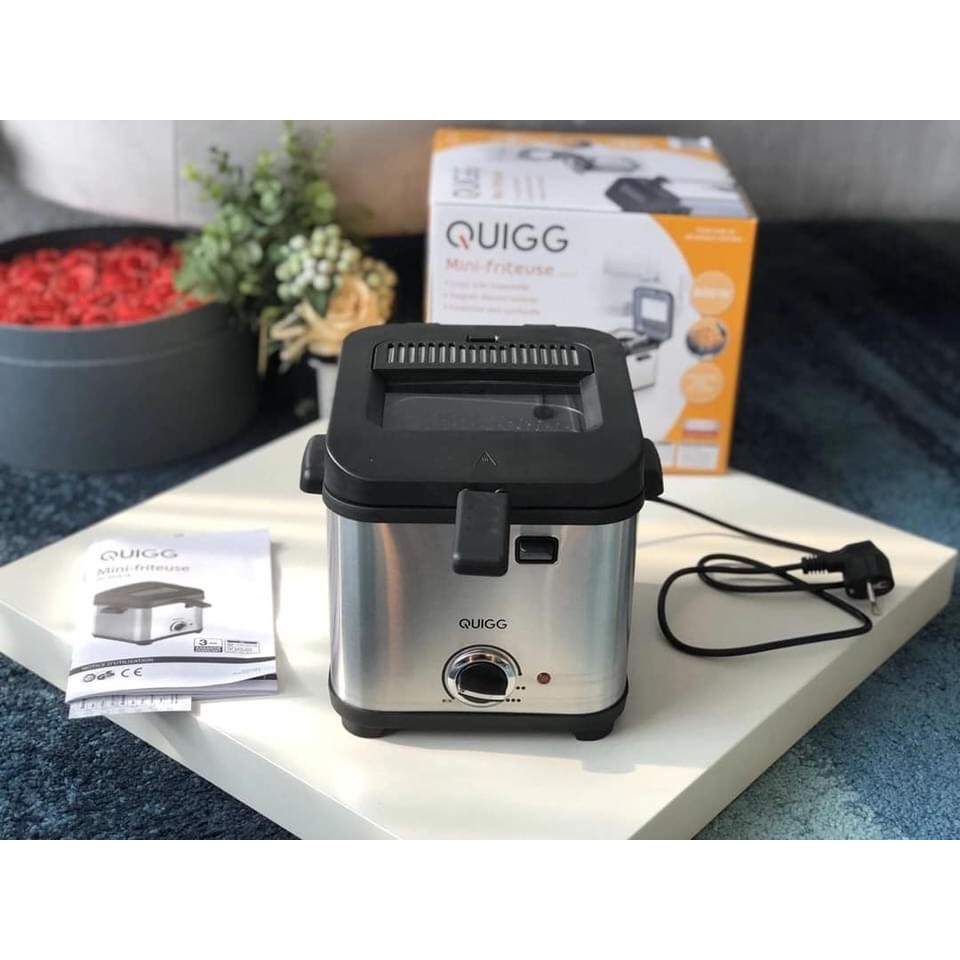 Nồi chiên ngập dầu QUIGG mini - Gia dụng tiện ích