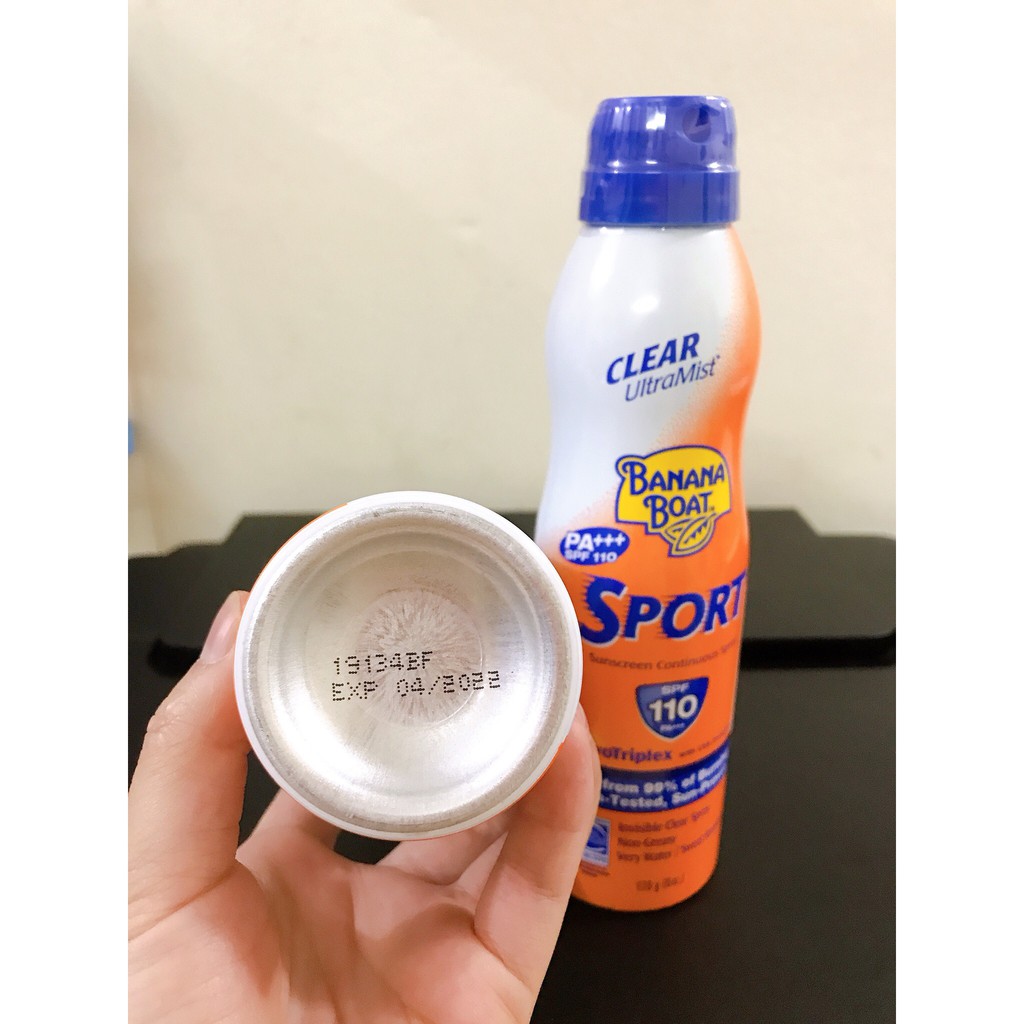 Combo 2 Chai Xịt Chống Nắng Banana Boat Sport Thể Thao PA+++ SPF110_170g*2(HSD 06/2022)