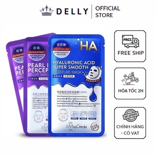 Mặt nạ HA xanh- tím combo 10 miếng { Hàn Quôc } [ Hàng Chính Hãng ]