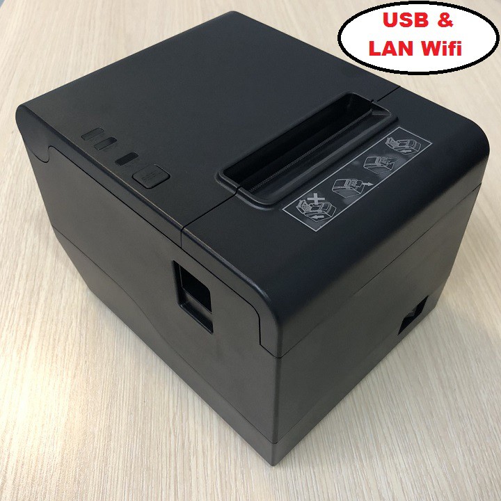 Máy In Hóa Đơn Nhiệt K80 Xprinter A200UL USB+Lan wifi in từ PC và điện thoại