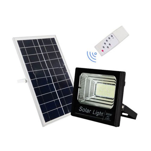 Đèn led pha năng lượng mặt trời 300W/200w/100w/50w đèn năng lượng mặt trời chính hãng Chống nước IP67 Nhôm đúc bảo hành