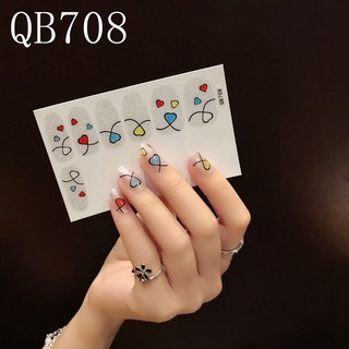 Miếng dán móng tay - Nail Wraps (12 miếng dán khô)
