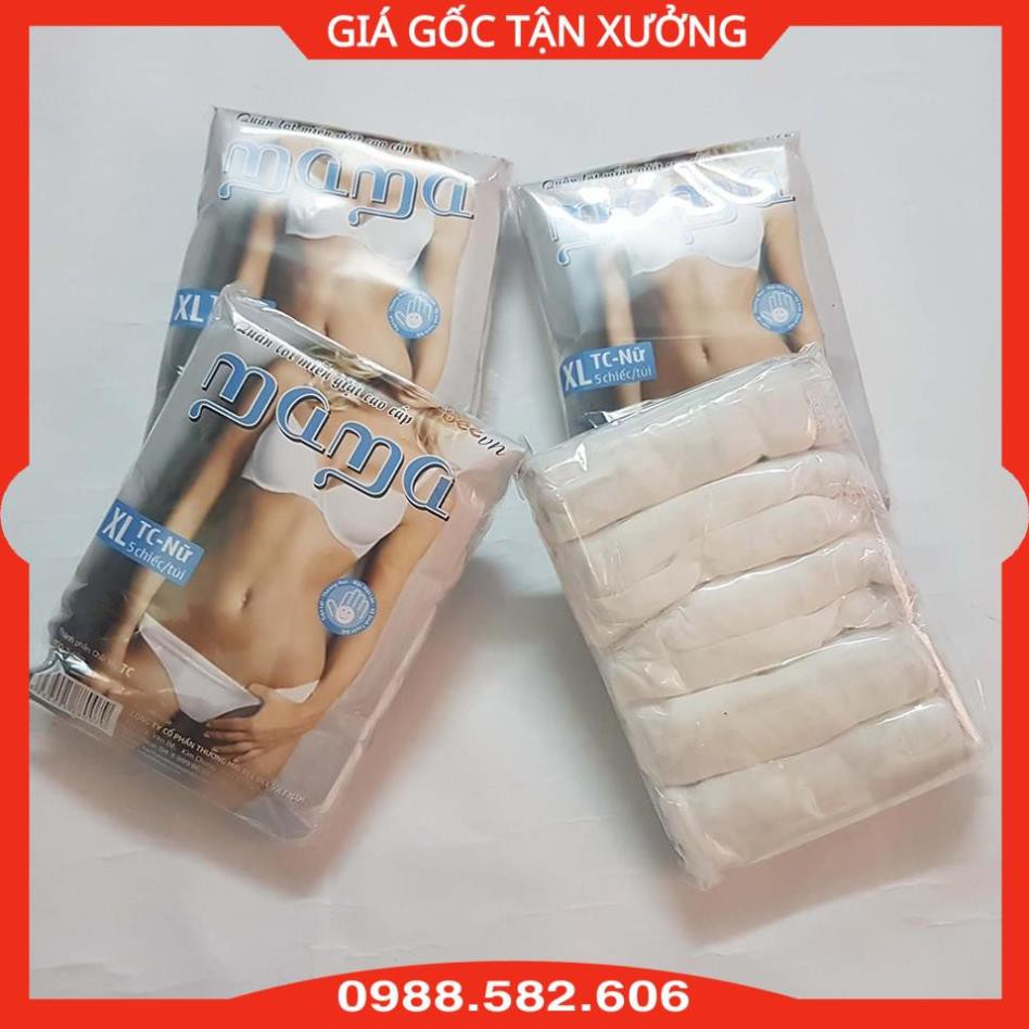 Combo 1 Bịch Băng Vệ Sinh MaMa + 3 Gói Quần Lót Giấy Cotton Cho Mẹ