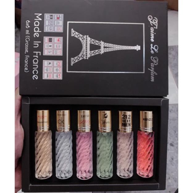 Hộp set 6 chai nước hoa lăn chiết Pháp | BigBuy360 - bigbuy360.vn