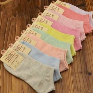 🌱 Set 10 đôi tất nữ Muji cổ ngắn