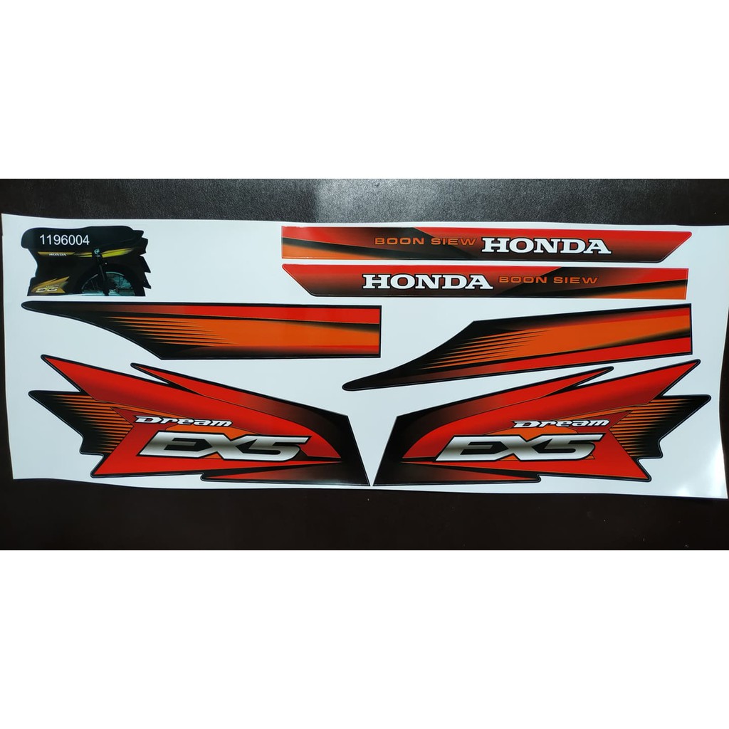 DDXM-V15-1  BỘ TEM DÁN CHO XE DREAM EX5