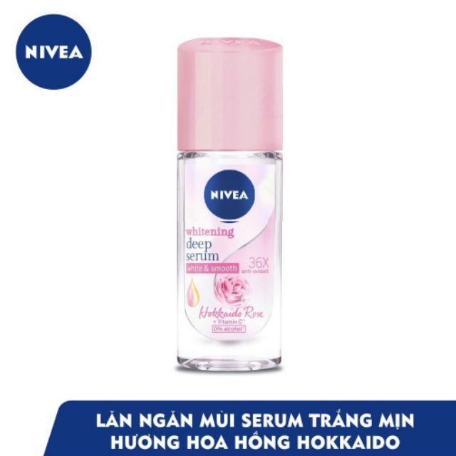 Lăn khử mùi Nivea serum hokkaido.