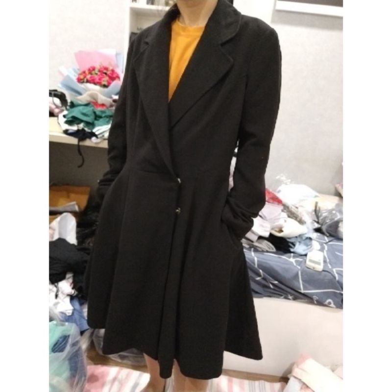 Áo khoác dài trench coat cổ vest Primark hàng VNXK khoác mùa đông xuất khẩu chuẩn tuồn dư xịn cardigan dáng xoè