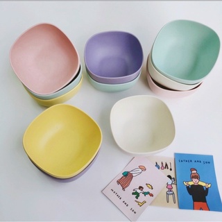 Bát Ăn Dặm Sợi Tre (Kèm Dĩa + Thìa)