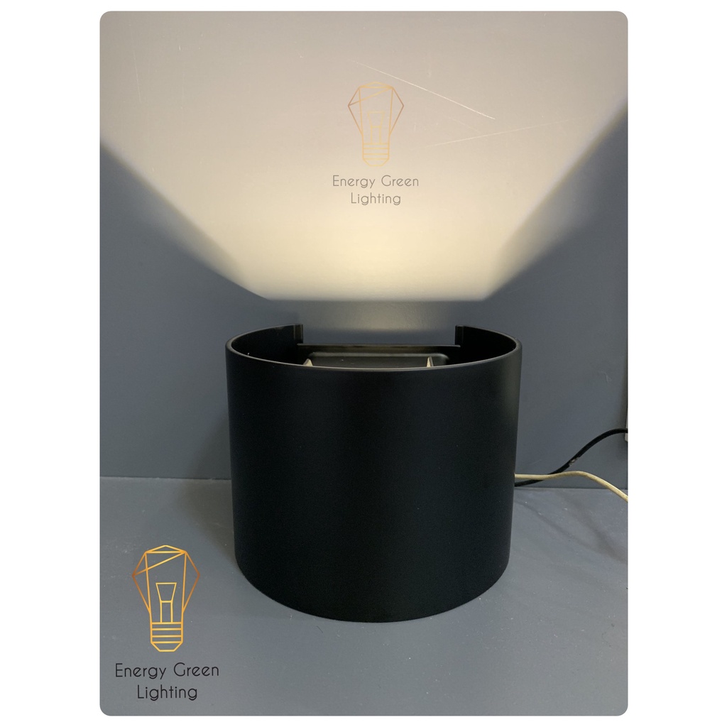Đèn Tường Energy Green Lighting Led Tròn Chống Nước Thân Nhôm 378 7w Chỉnh Sửa Góc Sáng - Bảo Hành 12 Tháng