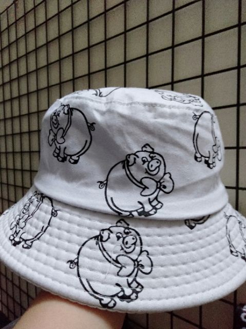 NÓN BUCKET _ Hình heo in full nón