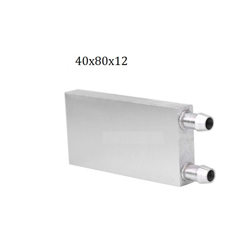 Tản Nhiệt Nước Cho Sò Nóng Lạnh 40 x 80 x 12 mm