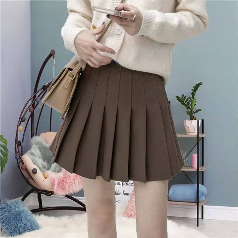 Chân váy xếp ly tennis dáng chữ a đẹp, chân váy ngắn dáng xòe hàn quốc thời trang nữ, vải tuyết mưa, TF007