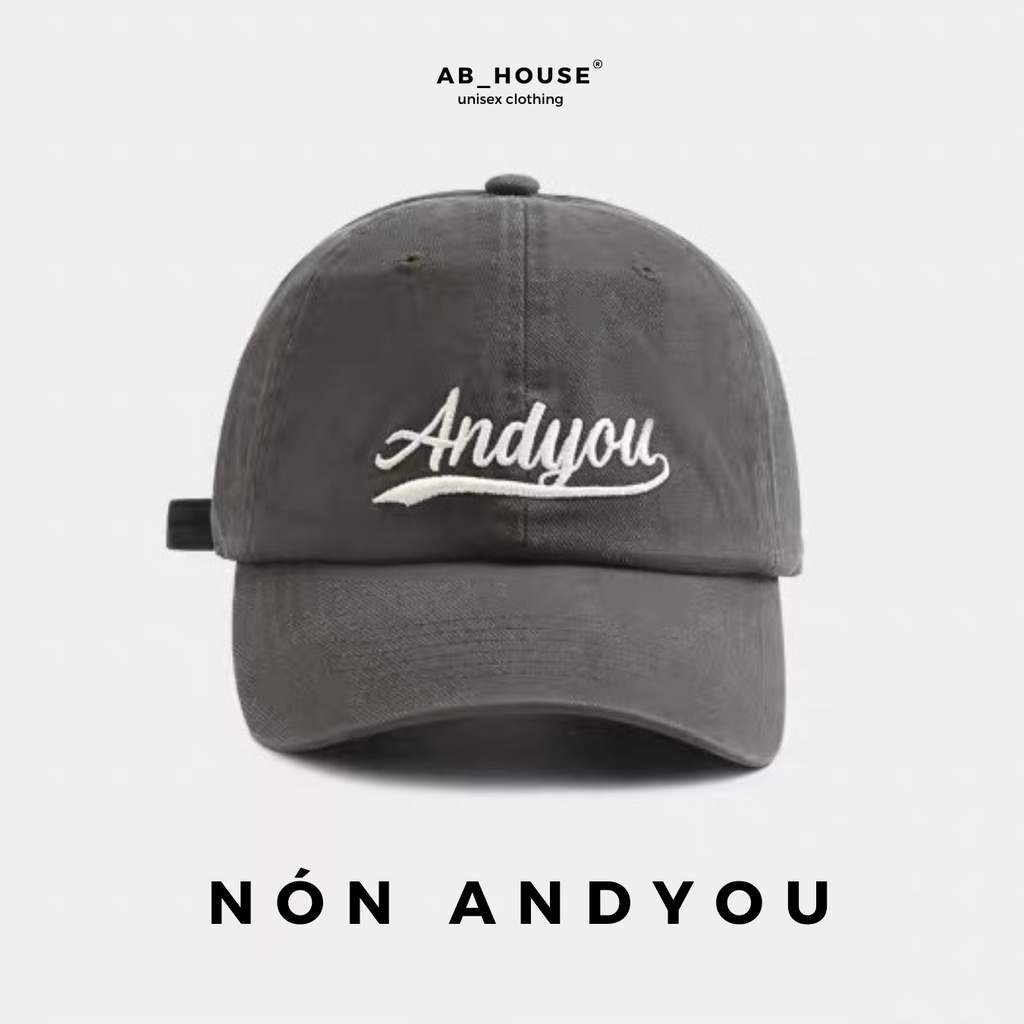 Nón mũ lưỡi trai ANDYOU unisex nam nữ ABHOUSE