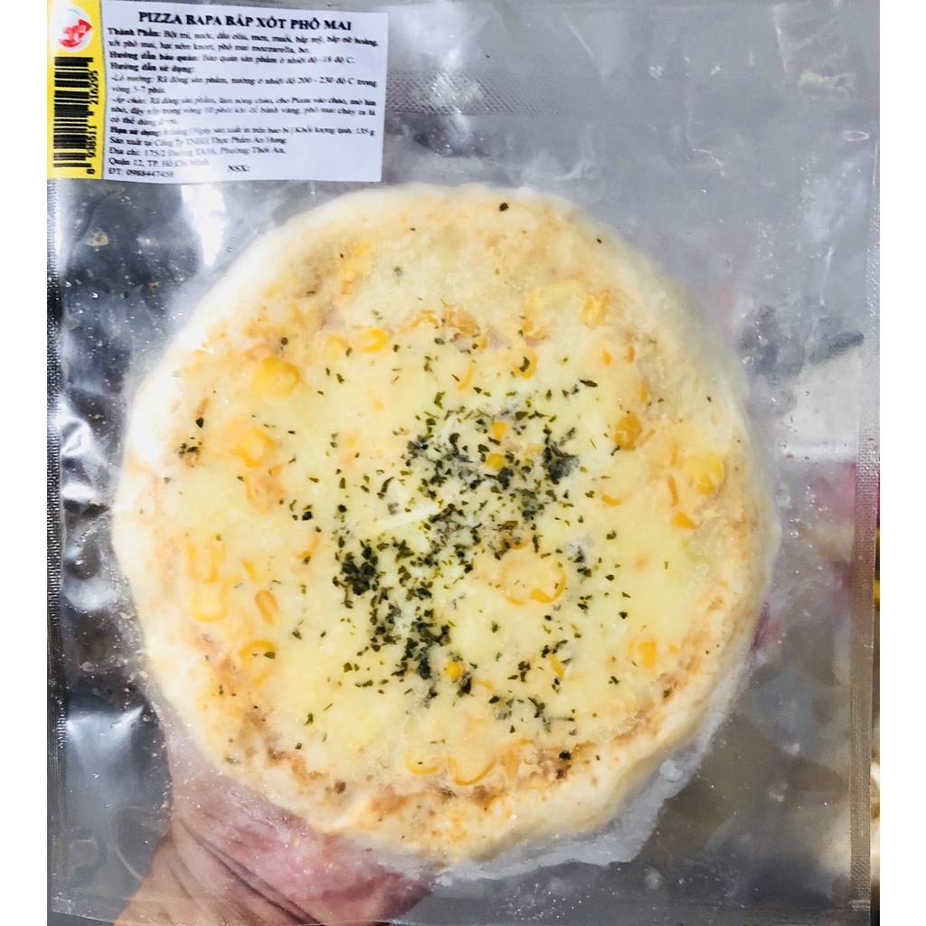 Bánh Pizza Bắp + Phô Mai