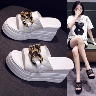Dép đế xuồng quai phối xích