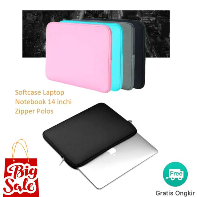 Túi Đựng Laptop 14 Inch 14 Inch Màu Trơn Cao Cấp Tiện Lợi Dễ Sử Dụng