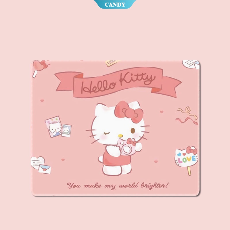 Miếng Lót Chuột Chống Trượt Hình Vuông Họa Tiết Thỏ Melody Dễ Thương 22X18Cm