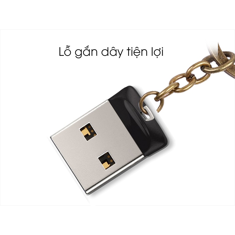 USB 2.0 Sandisk 16G 32G 64GB nhỏ gọn Cruzer Fit CZ33