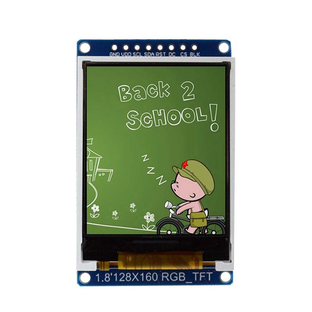 GLENES SPI LCD Module Not OLED Display TFT Display HD 65K For Arduino 0.96 1.3 1.44 1.8 inch Smart Electronics IC 80*160 ST7735 Drive LCD Screen Board