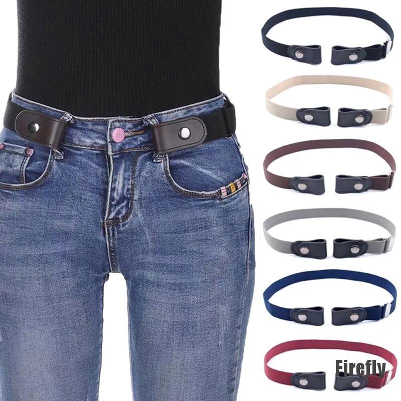 Thắt Lưng Jean Không Khóa Thời Trang Cho Nam Nữ