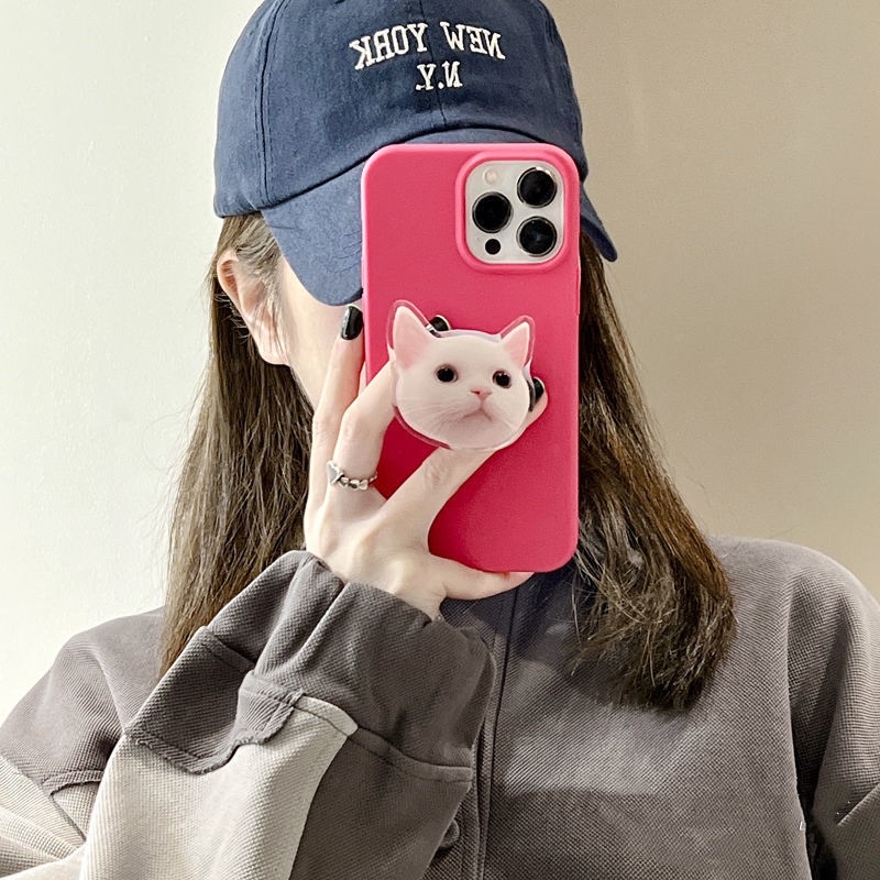 Giá đỡ điện thoại quàng thượng chảnh mèo