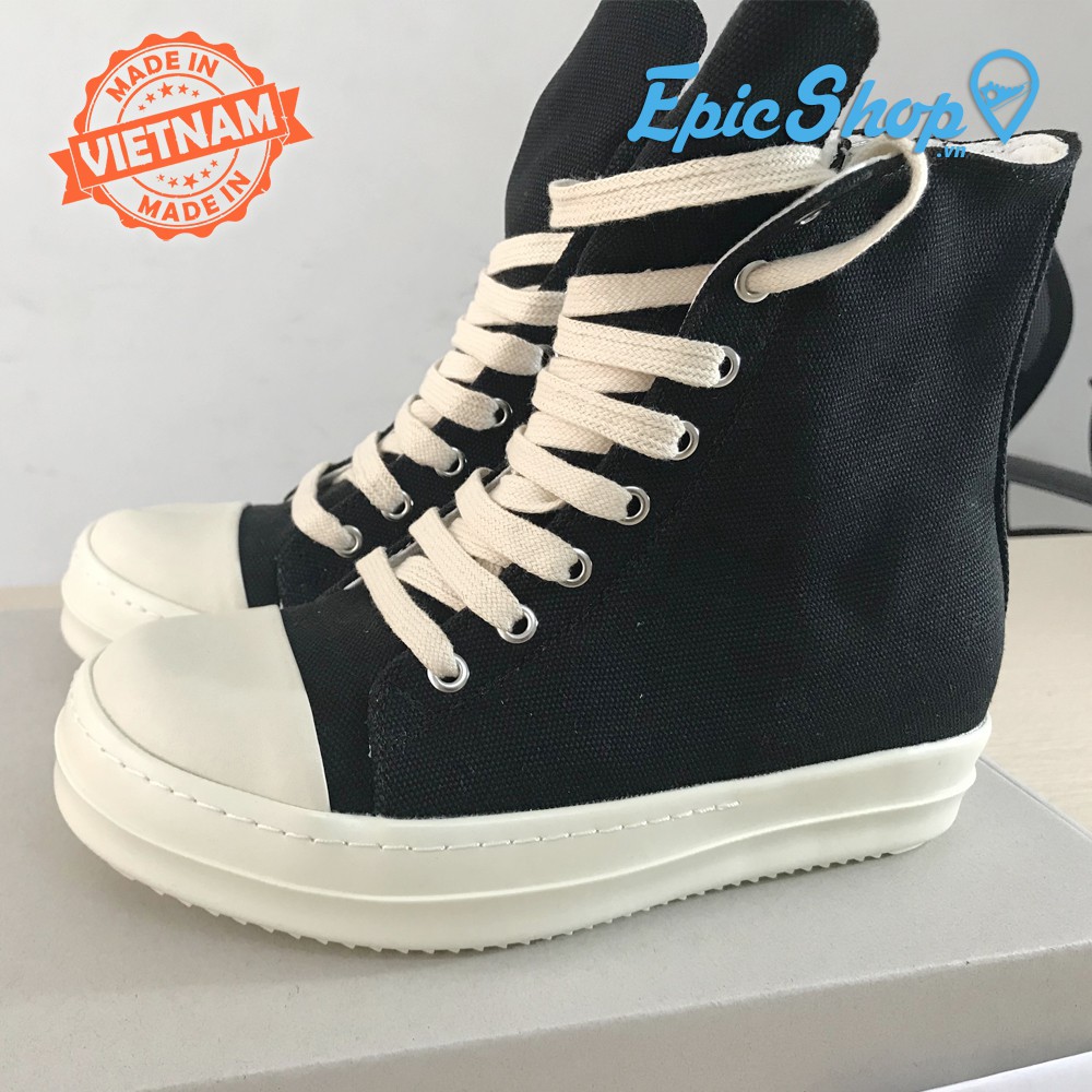 Giày Rick Owens cao cổ code 5800 nam nữ