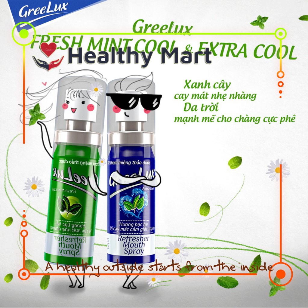 ✔️️️GreeLux xịt thơm miệng Hoa Linh