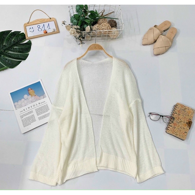 Khoác len mỏng cadigan hàng Quảng Châu | BigBuy360 - bigbuy360.vn