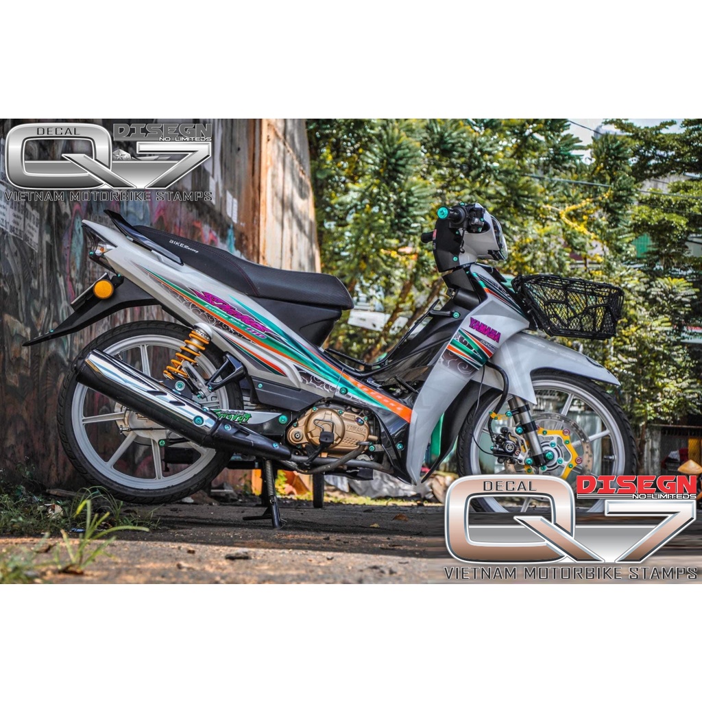 Tem Rời Sirius 110  xe trắng