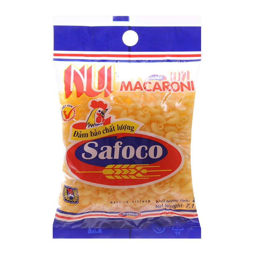 1 Thùng Nui Ngắn Đặc Biệt Safoco 200gr/500gr