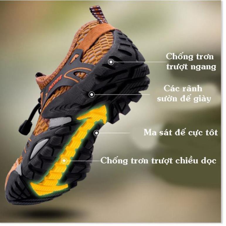 Sẵn hàng -  [Giày Phượt] Giày Leo Núi - Giày Trekking Lội Suối - Thoát Nước Nhanh Fashion - rẻ vô địch -new1 ✺ po098