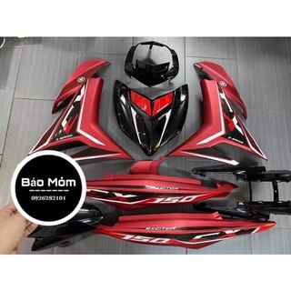 Dàn áo exciter 150 đỏ nhám tem y15zr