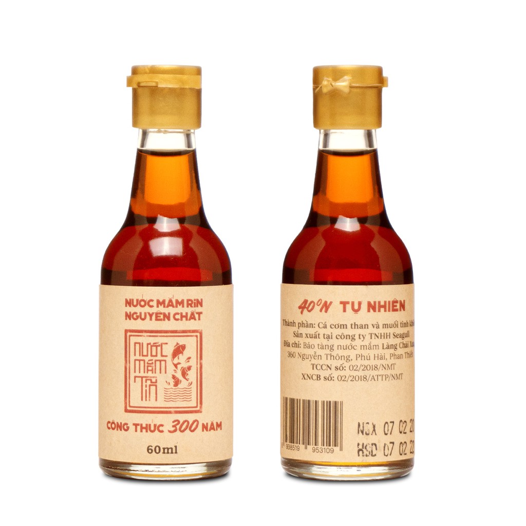 Nước Mắm Tĩn Nhãn Đỏ cá cơm than Mini 40N 60ml/chai Rin Nguyên Chất Truyền Thống | BigBuy360 - bigbuy360.vn