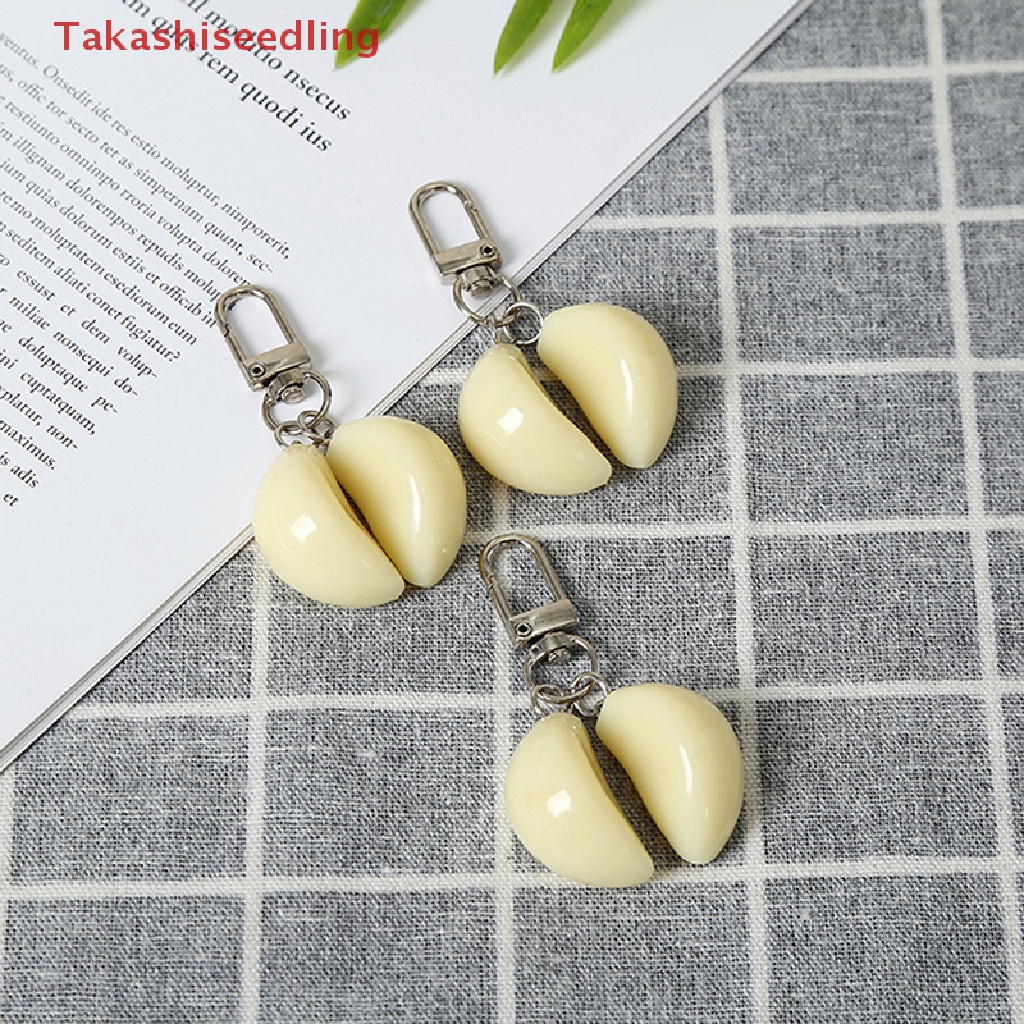 (Takashiseedling) Móc Khóa Điện Thoại / Túi Xách Giả Tỏi / Rau Củ Quả Có Khóa Tôm Hùm Vui Nhộn Sáng Tạo 1: 1
