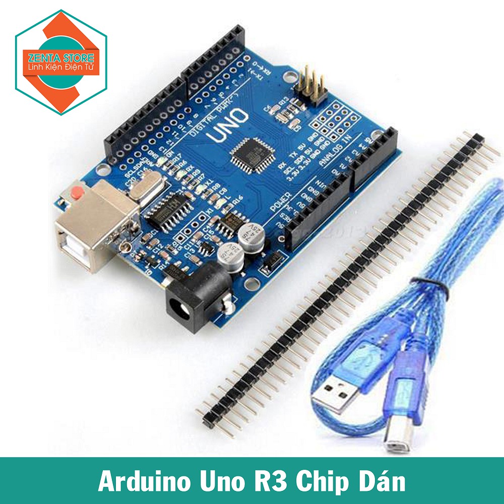 Arduino Uno R3 SMD - Kèm Cáp