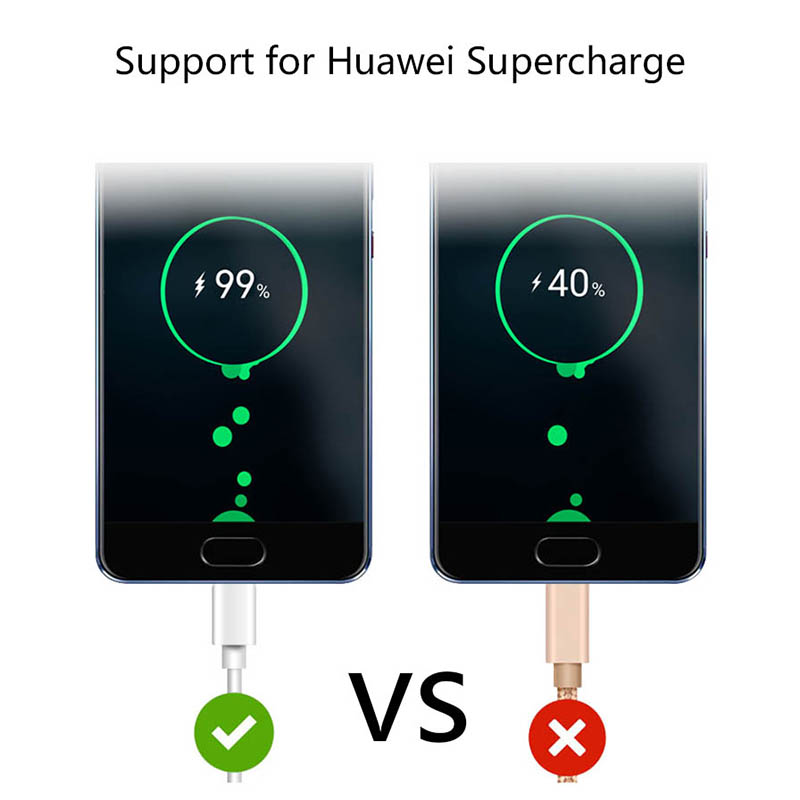 HUAWEI Dây Cáp Sạc Usb Type-c Dài 1M 5a Cho P20 P30 Honor V10 Type c Iphone