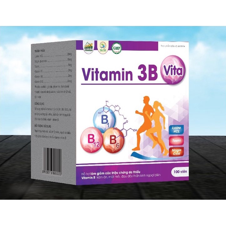 VITAMIN 3B VITA TTP bổ sung và dự phòng thiếu hụt vitamin B1, B6, B12